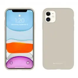 Coque iPhone 11 Pro Max Silicone Case Goospery MERCURY Gris stone Livraison Gratuite