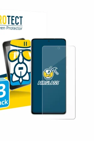 Bon Marché 3 Pièces BROTECT AirGlass Protection d'écran en verre pour Xiaomi Redmi Note 14 5G