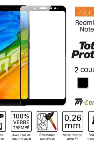 Vente Directe Xiaomi Redmi Note 5 - Vitre de Protection - Total Protect - TM-Concept® - Verre trempé