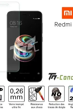 Xiaomi Redmi 5A - Vitre de Protection Standard Premium - TM-Concept® - Verre trempé Vente Flash