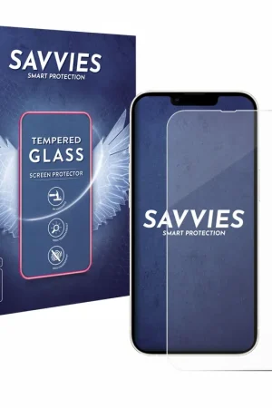 3 Pièces Savvies Clear Protection d'écran en verre trempé pour Apple iPhone 13 Marque