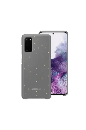 Coque Smart LED View Cover pour Samsung Galaxy S20, S20 5G grise Livraison Gratuite