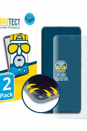 Petit Prix 2 Pièces BROTECT Flex Matte Full-Cover Protection d'écran intégral mat pour Xiaomi Redmi Note 14 Pro