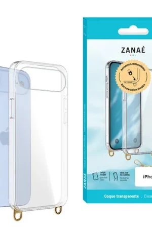 Bon Plan Coque transparente avec anneaux pour iPhone Air