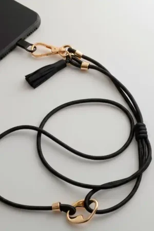 Prix Choc Cordon Nœud Cuir pour téléphone