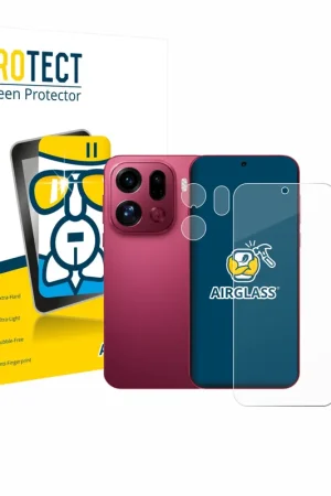 BROTECT AirGlass Protection d'écran en verre pour Oppo Find X9 Pro (Avant+Caméra) Authentique