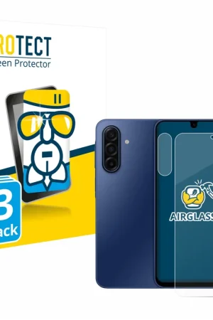 Prix Réduit 3 Pièces BROTECT AirGlass Protection d'écran en verre pour Samsung Galaxy A17 5G (Avant+Caméra)