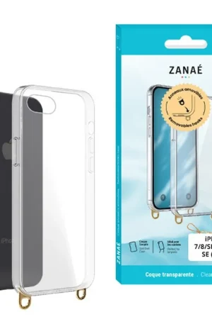 Affaire À Saisir Coque transparente pour iPhone avec anneaux