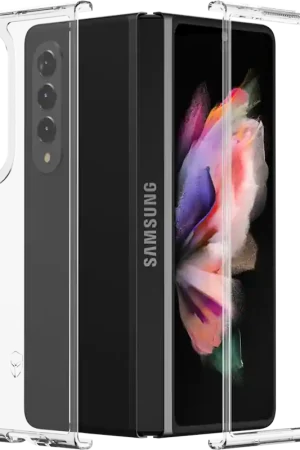 Prix Réduit Double Coque Renforcée Samsung Galaxy Z Fold 3 DUO Garantie à vie Transparente Force Case