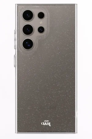 Must-Have xoxo Wildhearts Coque Samsung Galaxy S25 Ultra TPU pailleté (transparent)