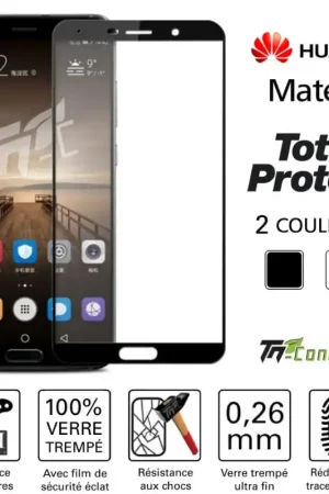 Huawei Mate 10 - Verre trempé intégral - TM-Concept® Prix Choc