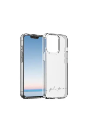 Quantité Limitée Coque iPhone 13 Pro Infinia Transparente - 100% Plastique recyclé Just Green