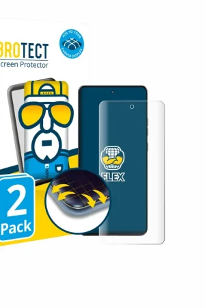 2 Pièces BROTECT Flex Full-Cover film de protection pour Motorola Moto G86 Paiement Sécurisé