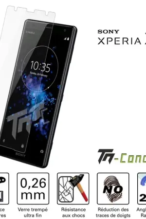 Meilleur Choix Sony Xperia XZ2 - Vitre de Protection Standard Premium - TM-Concept® - Verre trempé