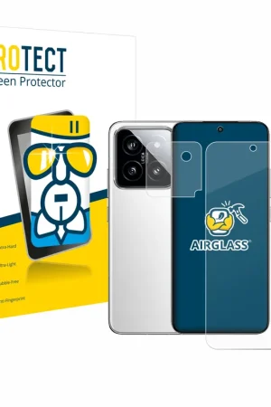 BROTECT AirGlass Protection d'écran en verre pour Xiaomi 14 (Avant+Caméra) Seulement Aujourd’hui