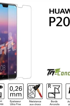 Huawei P20 - Vitre de Protection Standard Premium - TM-Concept® - Verre trempé Marque