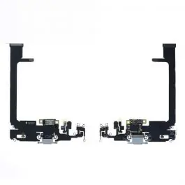 Vente Flash Nappe / Connecteur de Charge iPhone 11 Pro Max Blanc Reconditionné (PIEC)