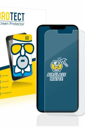 BROTECT AirGlass Matte Protection d'écran en verre mat pour Apple iPhone 13 Populaire