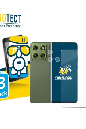 3 Pièces BROTECT AirGlass Protection d'écran en verre pour Motorola Edge 70 (Avant+Caméra) Expédié Aujourd’hui