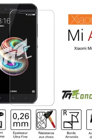 Super Prix Xiaomi Mi A1 - Vitre de Protection Standard Premium - TM-Concept® - Verre trempé