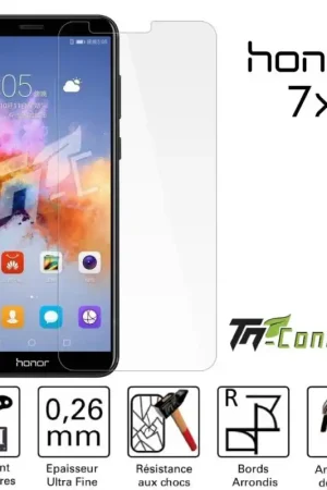 Huawei Honor 7X - Vitre de Protection Standard Premium - TM-Concept® - Verre trempé Dernier Modèle