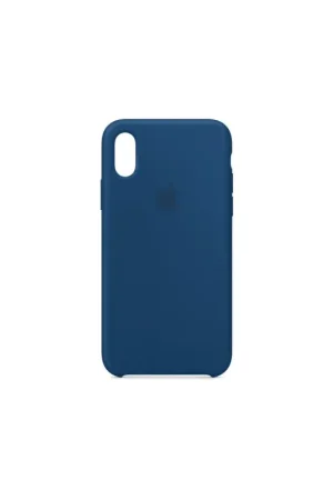 Promotion Saisonnière Coque pour iPhone Xs - en silicone Bleu horizon