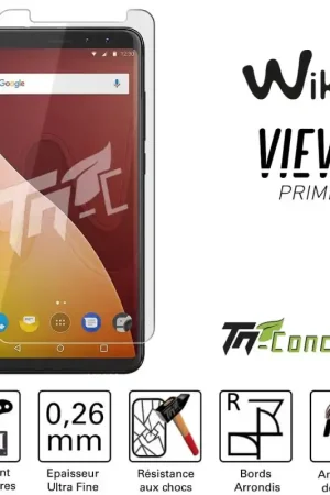 Affaire À Saisir Wiko View Prime - Vitre de Protection Standard Premium - TM-Concept® - Verre trempé