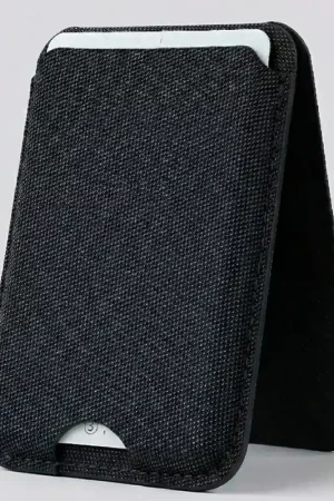 Paiement Sécurisé Porte-cartes tressé pour téléphone Compatible Magsafe