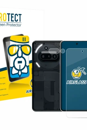 BROTECT AirGlass Protection d'écran en verre pour Nothing Phone (3a) (Avant+Caméra) Offre Limitée