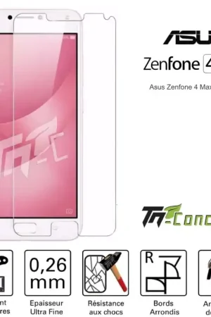 Usine Directe Asus Zenfone 4 Max ZC554KL - Vitre de Protection Standard Premium - TM-Concept® - Verre trempé