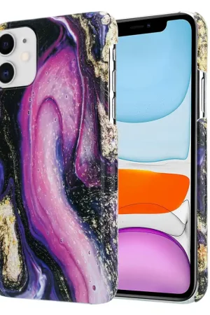 Prix Cassé ShieldCase Coque iPhone 12 Galaxy Marble