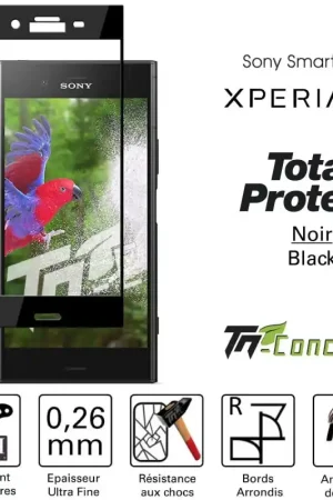 Sony Xperia XZ1 - Vitre de Protection - Total Protect - TM-Concept® - Verre trempé Super Prix