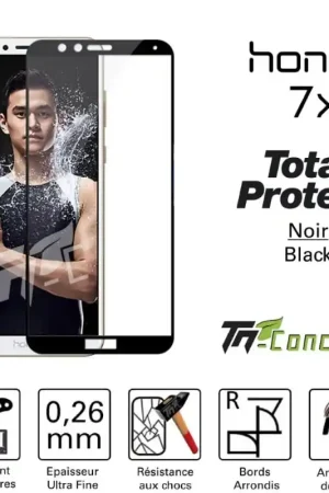 Huawei Honor 7X - Vitre de Protection - Total Protect - TM-Concept® - Verre trempé Seulement Aujourd’hui