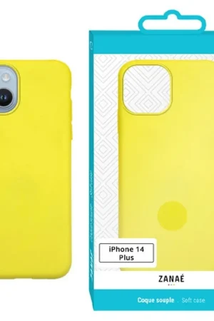 Bon Marché Coque Zanae Color Jaune pour iPhone 14 Plus