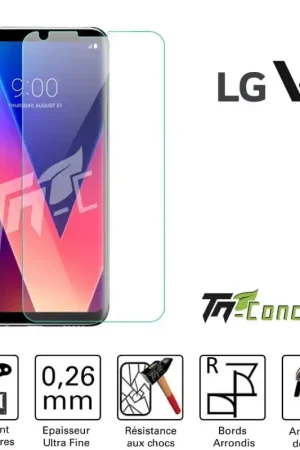 Offre Limitée LG V30 - Vitre de Protection Standard Premium - TM-Concept® - Verre trempé