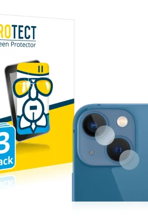 Bon Marché 3 Pièces BROTECT AirGlass Protection d'écran en verre pour Apple iPhone 13 mini (Caméra UNIQUEMENT)
