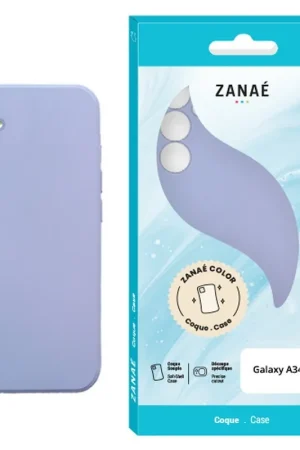 Commander Vite Coque Zanae Color lilas pour Galaxy A34 5G