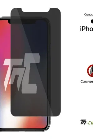 Apple iPhone X - Verre trempé Anti-Espions - TM-Concept® Commande En Gros