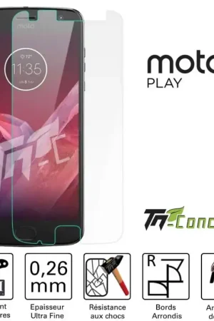 Motorola Moto Z2 Play - Vitre de Protection Standard Premium - TM-Concept® - Verre trempé Certifié