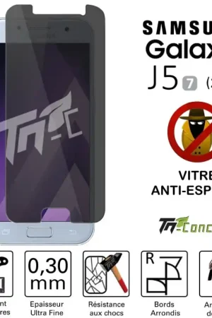 Offre Spéciale Samsung Galaxy J5 (2017) - Vitre de Protection Anti-Espions - TM-Concept® - Verre trempé