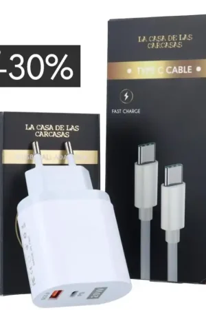 Nouvelle Collection Pack Charge - Chargeur Charge Rapide USB/C + cable Type C/Type C