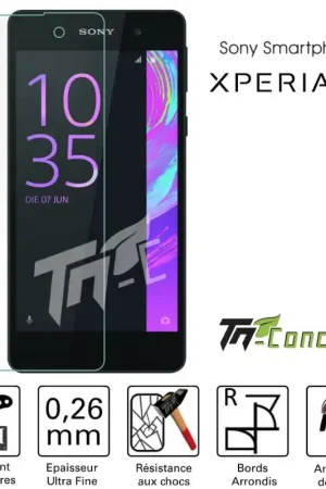 Sony Xperia E5 - Vitre de Protection Standard Premium - TM-Concept® - Verre trempé Livraison Gratuite