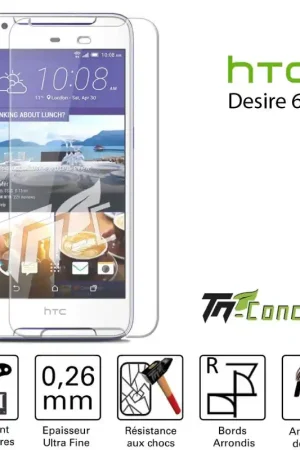 HTC Desire 628 - Vitre de Protection Standard Premium - TM-Concept® - Verre trempé Produit De Marque