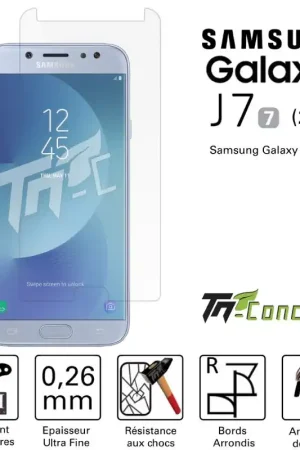 Samsung Galaxy J7 (2017) - Vitre de Protection Standard Premium - TM-Concept® - Verre trempé Promotion
