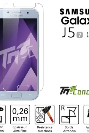 Samsung Galaxy J5 (2017) - Vitre de Protection Standard Premium - TM-Concept® - Verre trempé Meilleur Prix