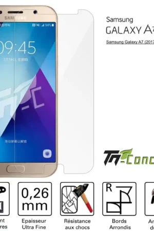 Prix Choc Samsung Galaxy A7 (2017) - Vitre de Protection Standard Premium - TM-Concept® - Verre trempé