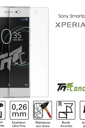 Sony Xperia XA1 - Vitre de Protection Standard Premium - TM-Concept® - Verre trempé Certifié