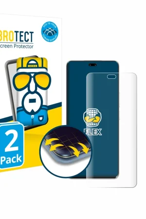 Authentique 2 Pièces BROTECT Flex Full-Cover film de protection pour Honor 200 Pro