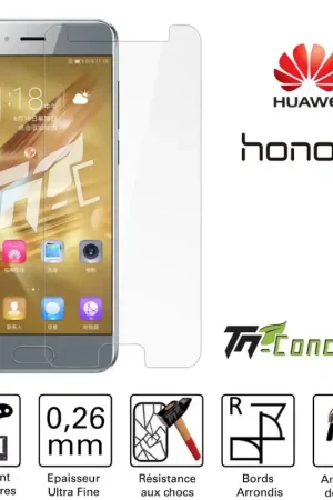 Produit De Marque Huawei Honor 9 - Vitre de Protection Standard Premium - TM-Concept® - Verre trempé