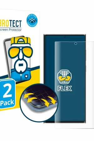Achetez Aujourd’hui 2 Pièces BROTECT Flex Full-Cover film de protection pour Samsung Galaxy S22 Ultra 5G (case-friendly)